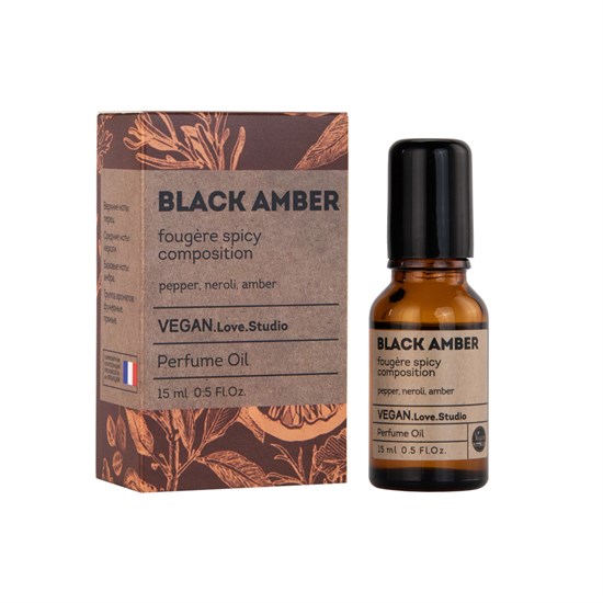 Парфюмерное масло VEGAN.Love.Studio Black Amber (Веган Лав Студио Блэк Эмбер) 15 ml 10144 - фото 273