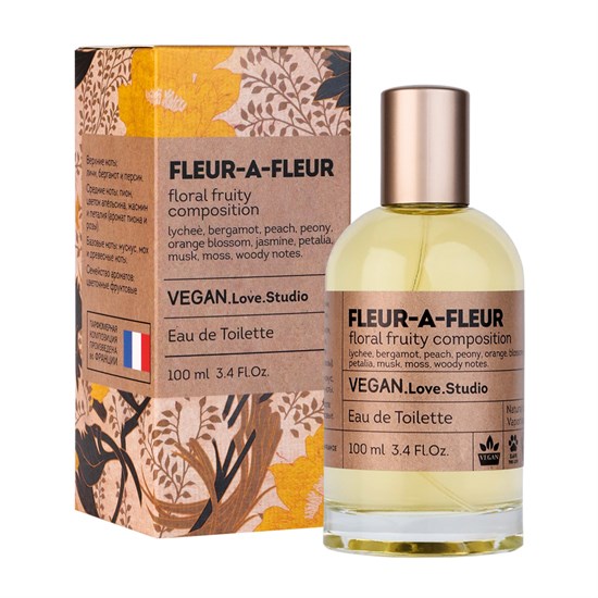 Вода туалетная Vegan Love Studio Fleur-a-Fleur (Веган Лав Студио Флёр Э Флёр) 100 ml for women 10182 - фото 379