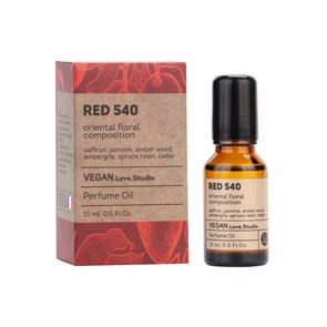 Парфюмерное масло VEGAN.Love.Studio Red 540 (Веган Лав Студио Рэд 540) 15 ml 10149