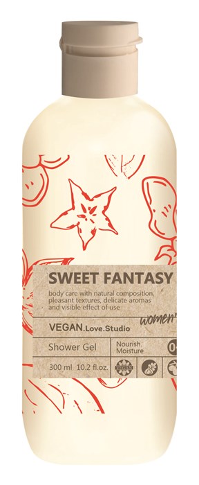 Гель для душа женский Vegan.Love.Studio Sweet Fantasy 10082 - фото 202