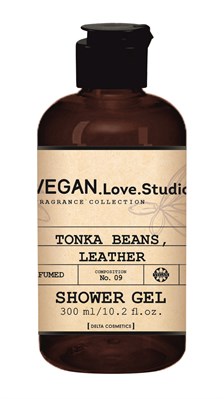 Гель для душа VEGAN.Love.Studio «Tonka Beans, Leather» 10058