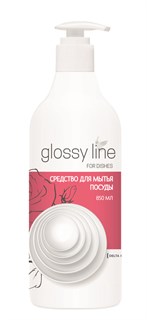 Средство для мытья посуды Glossy Line с экстрактом розы 10111