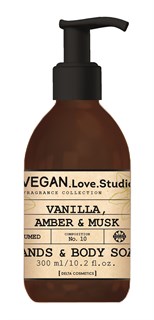 Парфюмированное мыло для рук и тела VEGAN.Love.Studio Vanilla, Amber, Musk 10138